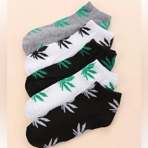 Weed socks multicolored
